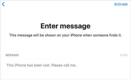 find my iphone lost mode