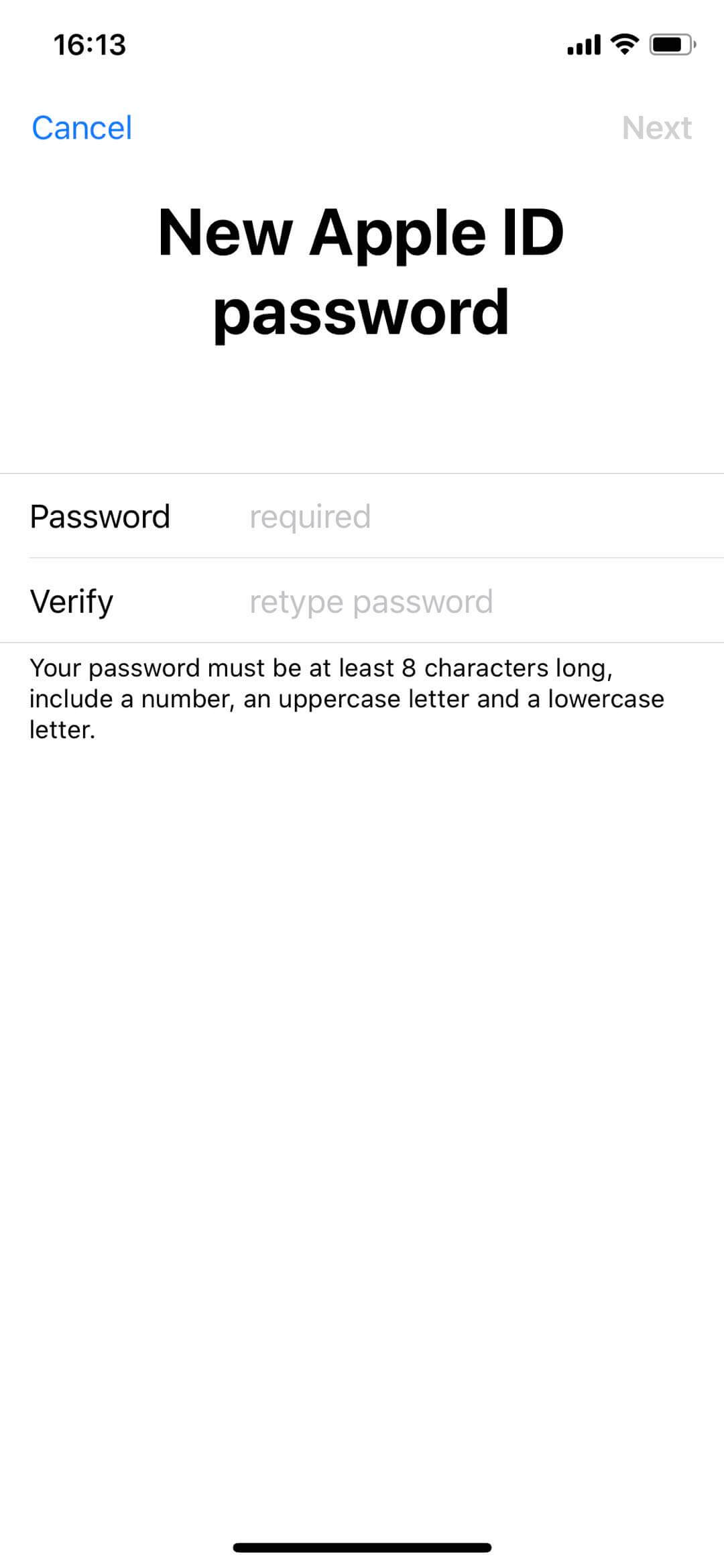 apple kimliği şifresini sıfırla