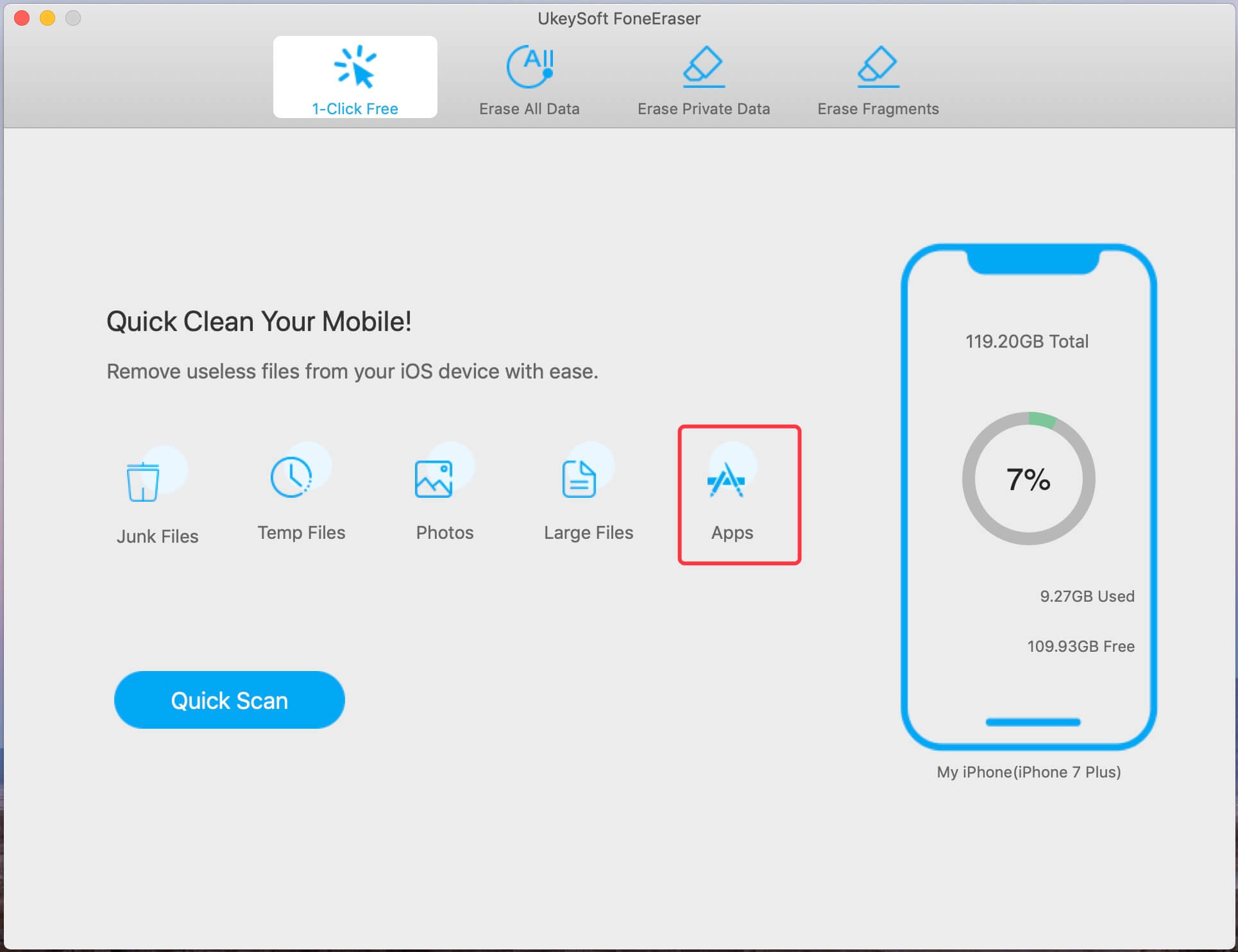 analyser toutes les applications de l'iPhone