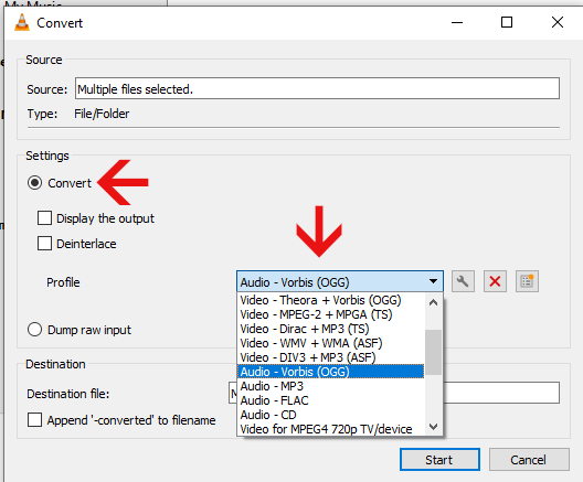 แปลงบันทึกเสียงเป็น mp3 ด้วย vlc player