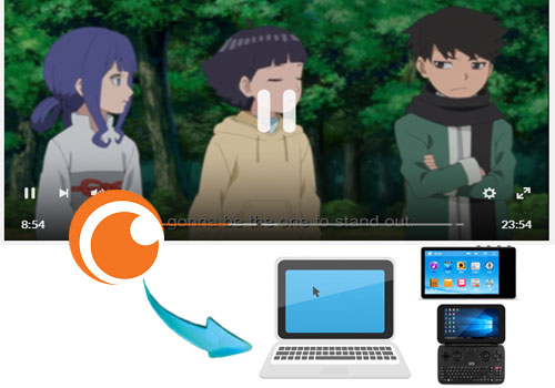 Crunchyroll-video downloaden via schermrecorder