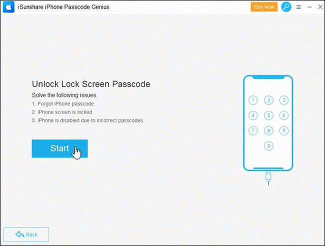 فتح رمز المرور فون مع isunshare