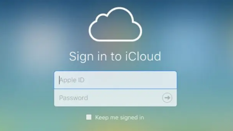 Sign in to iCloud