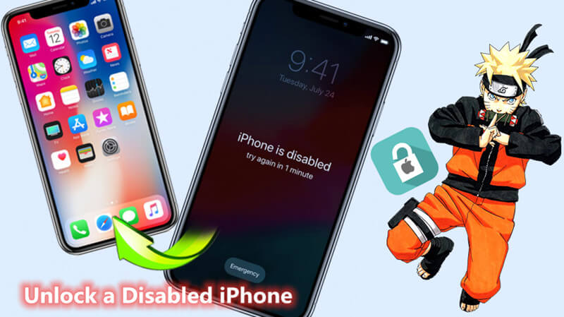 Unlock a disabled iPhone 11