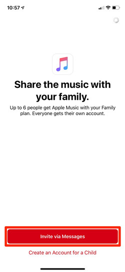 слушать музыку Apple на нескольких устройствах, используя семейный доступ