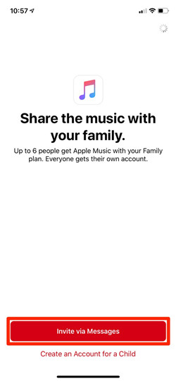 écouter de la musique Apple sur plusieurs appareils à l'aide du partage familial