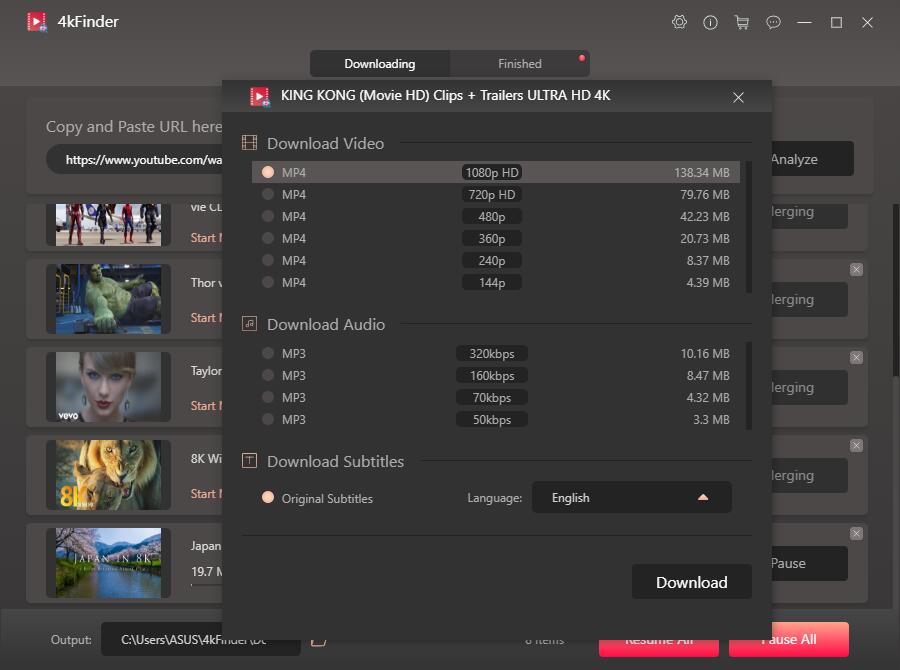 Select Output Format and Resolution