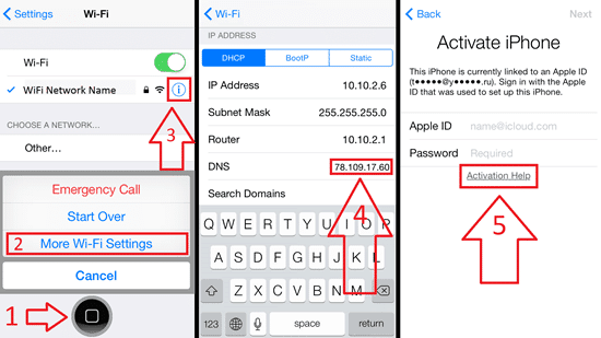 icloud dns บายพาส