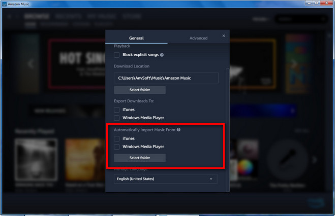 import Apple Music to Amazon Music