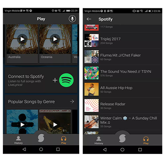 Stream Spotify Music to Multiple Devices via Soundhound