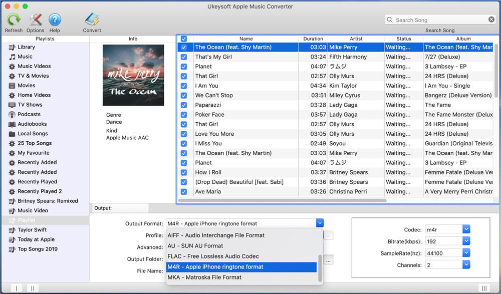 konvertálja az Apple Music-ot M4R-be