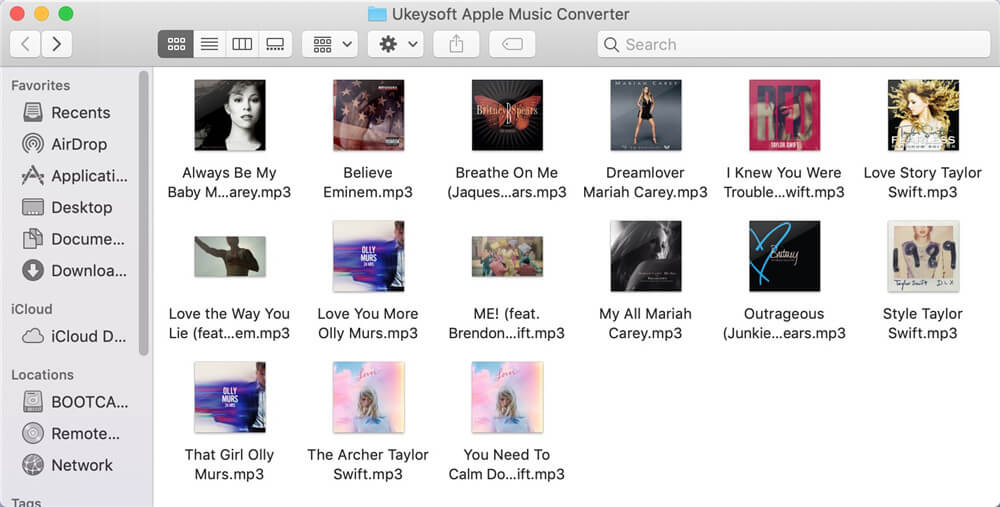 Apple Music MP3 files