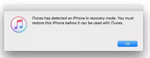 使用iTunes修復iPhone卡在恢復模式下的問題