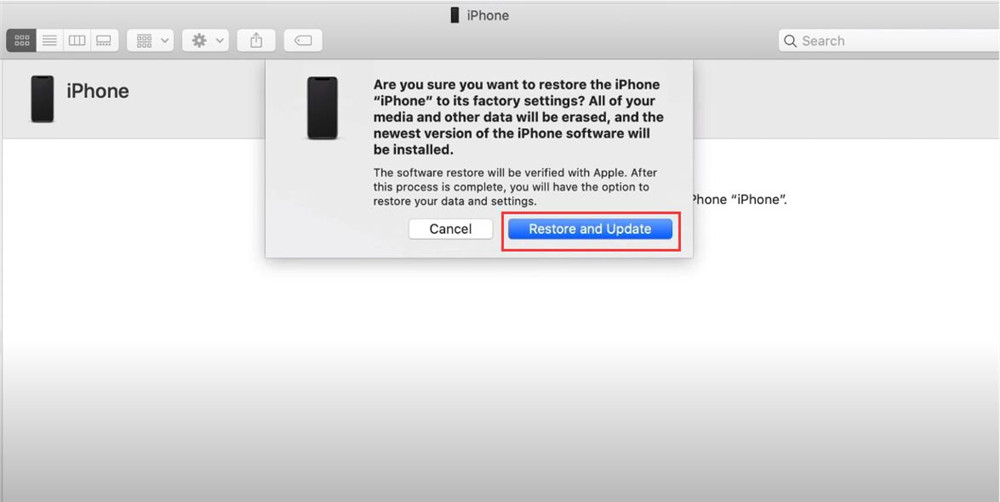 unlock iPhone with iTunes