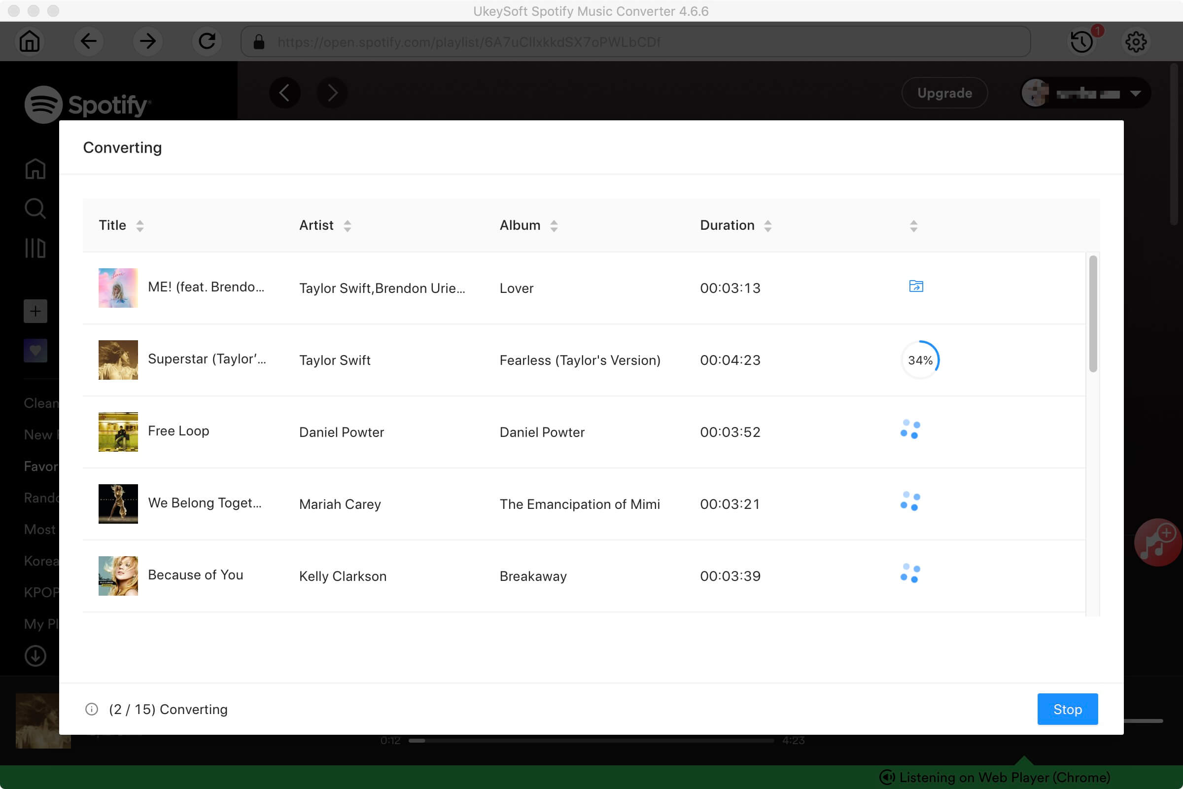 sla Spotify-muziek op een lokale computer op