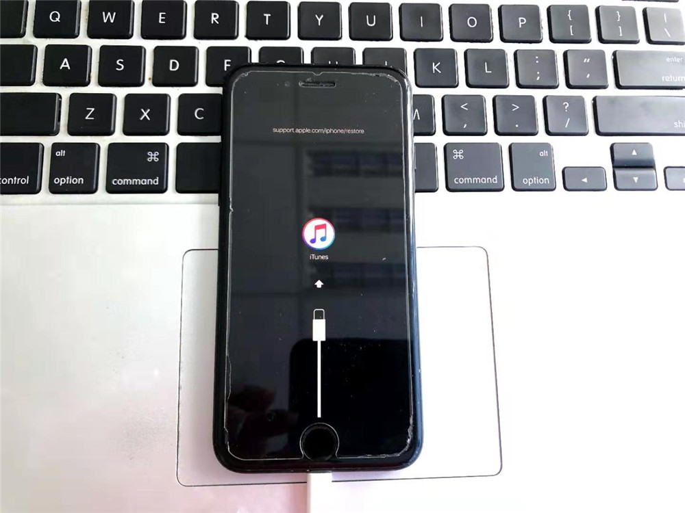 iPhone em modo de recuperação