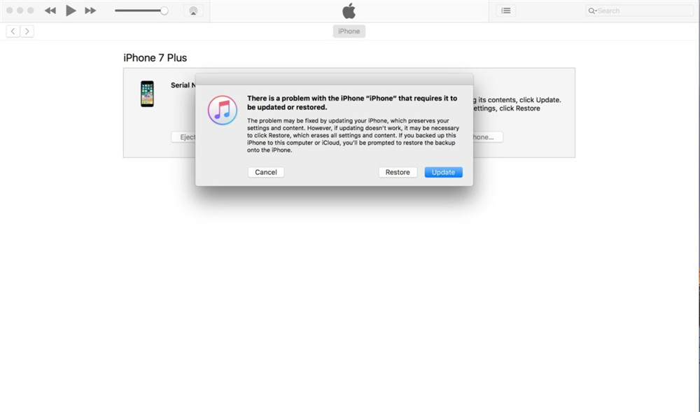 recovery mode to erase iPhone