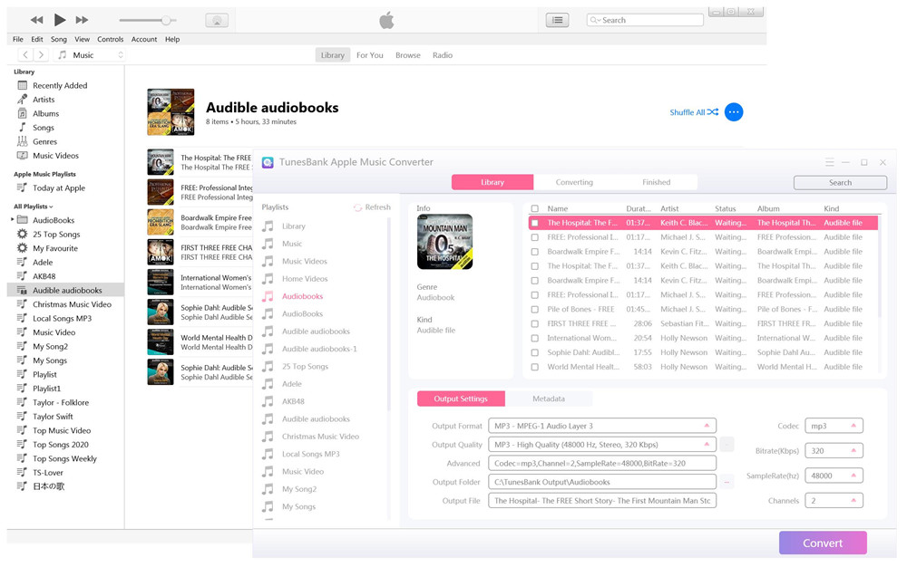 audible converter - tunesbank