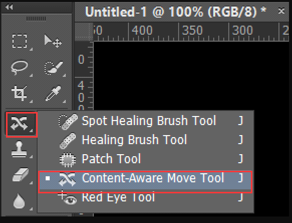 photoshop content aware move tool