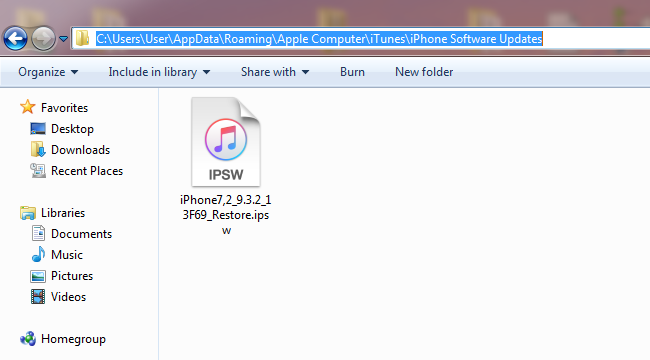 ipsw ตำแหน่งหน้าต่าง