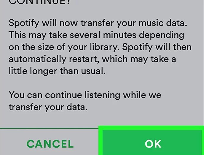 сохранить Spotify на SD-карту на Android