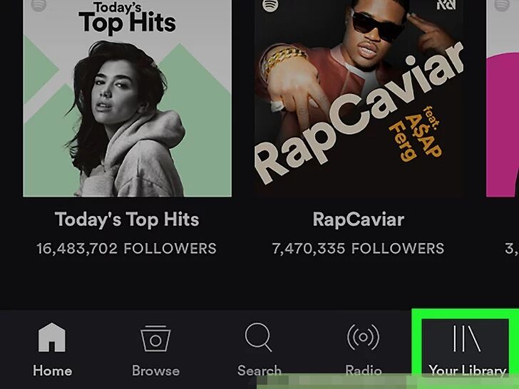 Spotify library