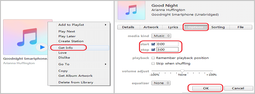 odrediti vrijeme svako poglavlje itunes