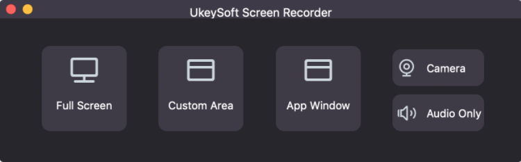screen recorder interface