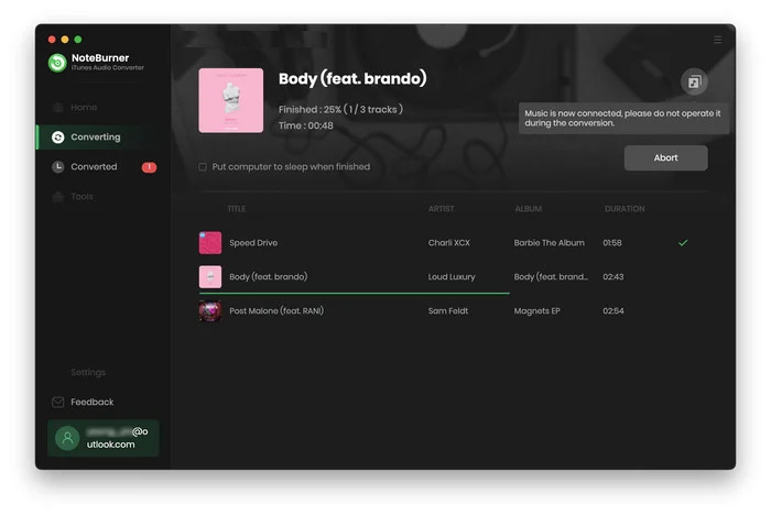 noteburner apple music converter