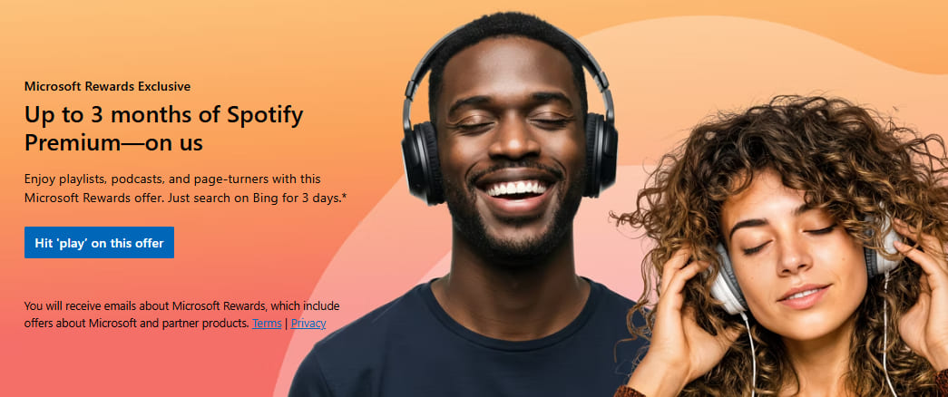 get Spotify Premium with Microsoft