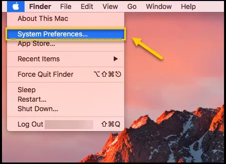 system preferences