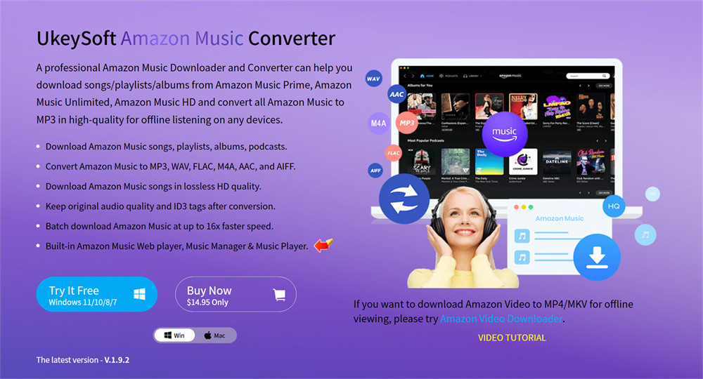 ukeysoft convertitore di musica per amazon