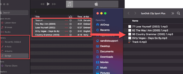 copy apple music to mp3 player on mac