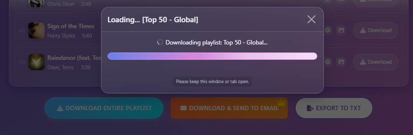 unduh playlist Spotify ke mp3 online