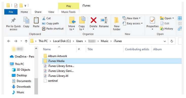 find downloaded itunes music location