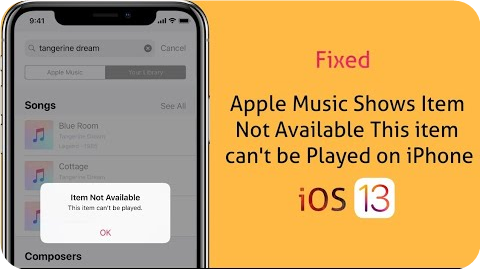 Fix Apple Music Item Not Available This Item can't be Played error