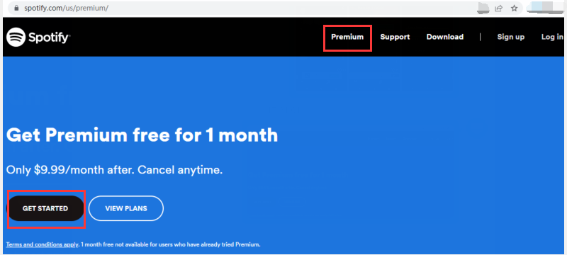 get Spotify premium free on web browser