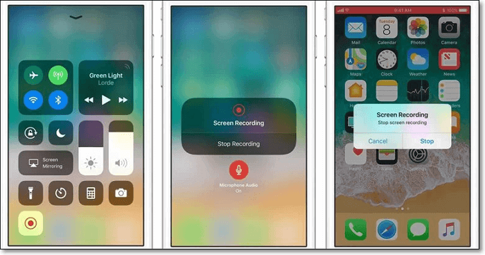 record screen ios