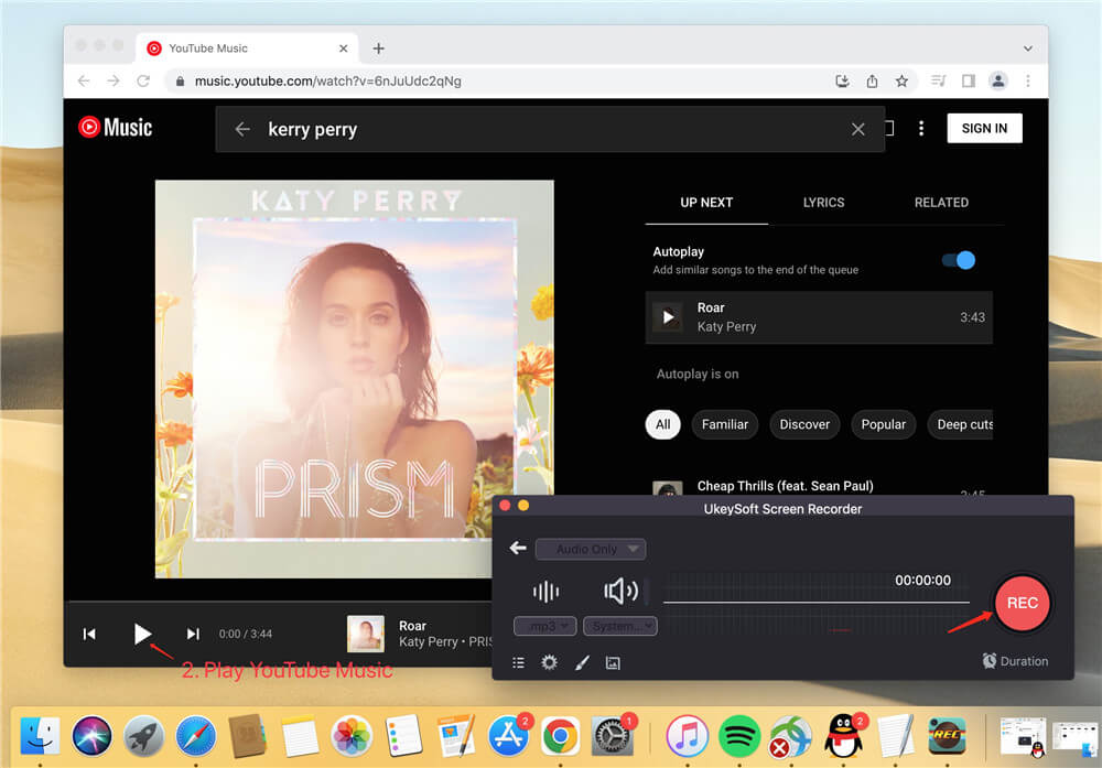 Graba canciones de YouTube Music Premium como MP3
