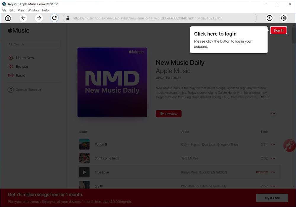 run apple music converter