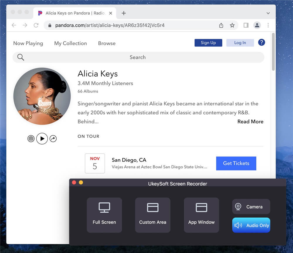 pandora music recorder