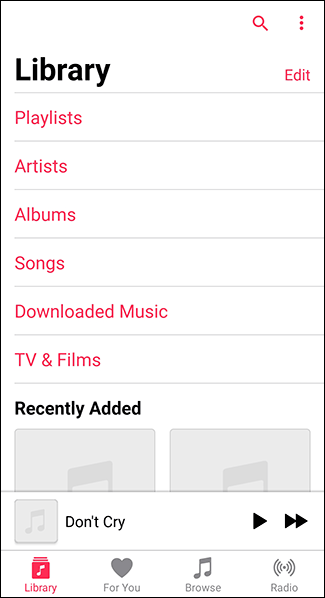 โอน Apple Music ไปยัง Android