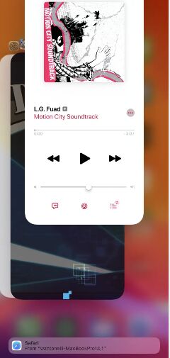 AppleMusicアプリを閉じる