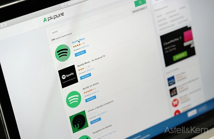 قم بتنزيل ملف APK Spotify على جهاز الكمبيوتر