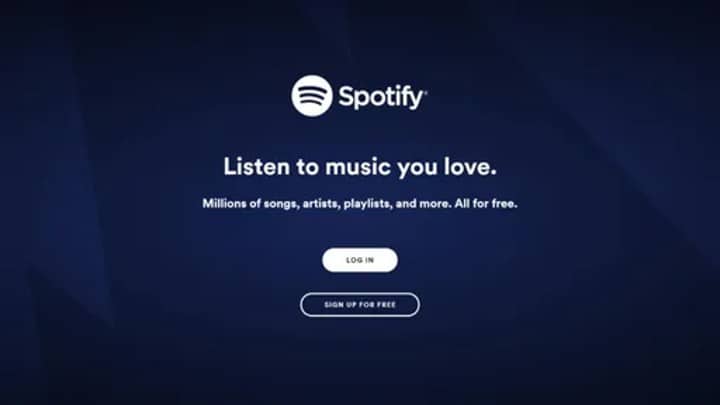 log into spotify