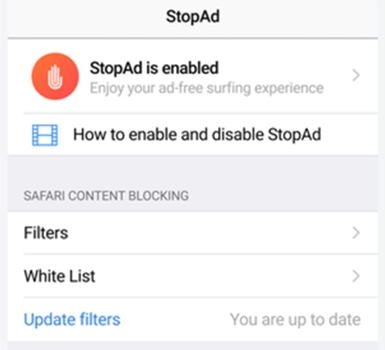 supprimer les publicités de spotify via StopAd