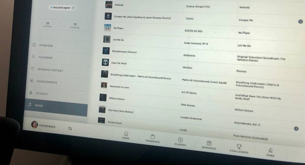 apple music on peloton