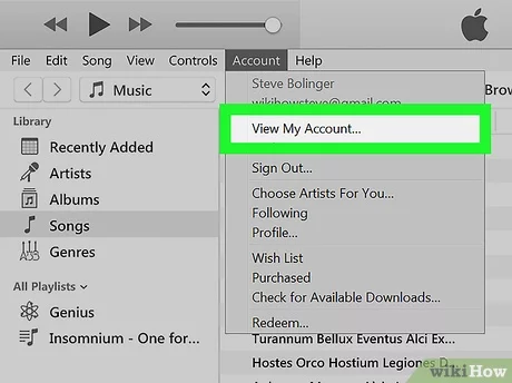 บัญชี itunes