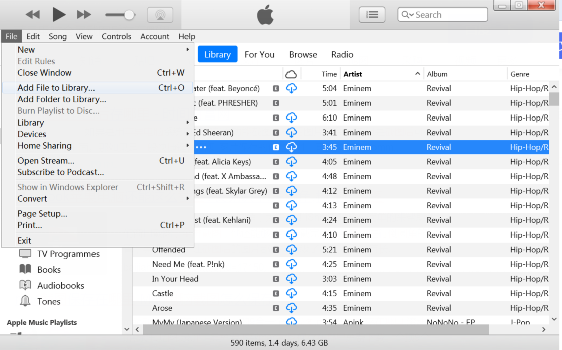 import pandora songs to itunes