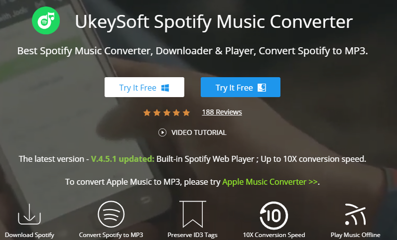 โปรแกรมแปลงเพลง ukeysoft spotify